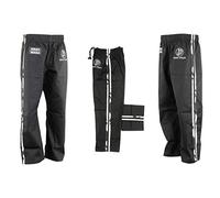 Krav Maga Combat Nero Mimetico Righe Allenamento Pantaloni (Pantaloni) - 9oz - Nuovo - Nero, 6/190cm