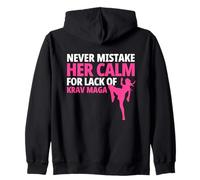 Krav Maga Donna Autodifesa Addestramento Israele Felpa con Cappuccio