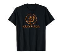 Krav Maga Flames Design per donne e uomini Krav Maglietta