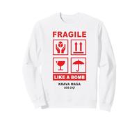 Krav Maga - Funny Fragile Like a Bomb Humor Quote Felpa