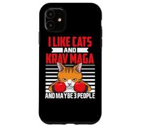 Krav Maga Gatti Israeliani Combattimento Arti Marziali Fighter Divertente Custodia per iPhone 11