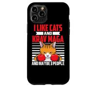 Krav Maga Gatti Israeliani Combattimento Arti Marziali Fighter Divertente Custodia per iPhone 11 Pro