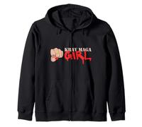 Krav Maga Girl Autodifesa Donne Allenamento Donna Felpa con Cappuccio