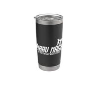 Krav Maga in modo che si possa camminare in pace Bicchiere termico in acciaio inox doppia parete