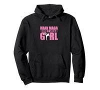 Krav Maga Kick It Like a Girl Autodifesa con Stile Felpa con Cappuccio
