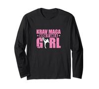 Krav Maga Kick It Like a Girl Autodifesa con Stile Maglia a Manica