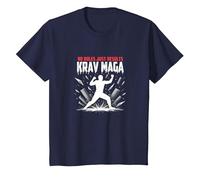 Krav Maga: Nessuna Regola Risultati Solo Potente autodifesa Maglietta, Bambini, Navy, 12 Anni