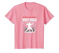 Krav Maga: Nessuna Regola Risultati Solo Potente autodifesa Maglietta, Bambini, Rosa, 6 Anni