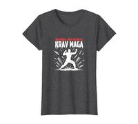 Krav Maga: Nessuna Regola Risultati Solo Potente autodifesa Maglietta, Donna, Grigio Scuro, XS