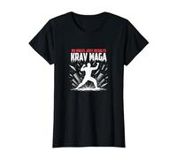 Krav Maga: Nessuna Regola Risultati Solo Potente autodifesa Maglietta, Donna, Nero, 3XL