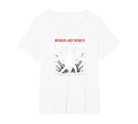Krav Maga: Nessuna Regola Risultati Solo Potente autodifesa Maglietta, Donna Plus-Size, Bianco, 6X