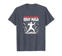 Krav Maga: Nessuna Regola Risultati Solo Potente autodifesa Maglietta, Uomo, Pervinca, 6XL