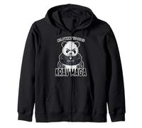 Krav Maga Panda Tutto Quello Che Voglio Fare è Un Simpatico Orso Felpa con Cappuccio