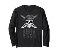 Krav Maga Skull MMA Combattimento Autodifesa Maglia a Manica