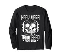Krav Maga Treno Difficile Lotta Facile Maglia a Manica