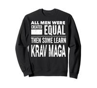 Krav Maga Uomini Autodifesa Arti Marziali Divertente Palestra Allenamento Felpa