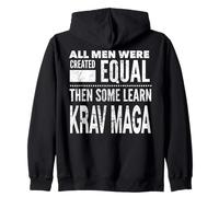 Krav Maga Uomini Autodifesa Arti Marziali Divertente Palestra Allenamento Felpa con Cappuccio