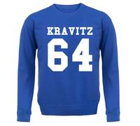 Kravitz 64 - Bambini Felpa/Maglione - Tour Cantante Testo Canzone Lenny Gig Love