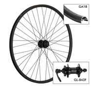 Krayton Ruota Anteriore Da Mtb B43f Ga18 27.5´´ 6b Disc Black