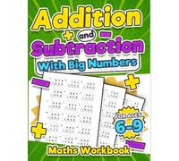 KRC Print House Addition and Subtraction Maths Workbook Kids Ages (Tascabile)