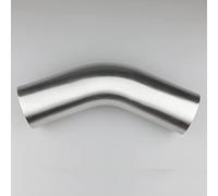 KRD PERFORMANCE Diametro esterno 76 mm, lunghezza gamba 100 mm, gomito curvo a 45 gradi, tubo in alluminio 6061, tubo intercooler tubo di alta classe spazzolato trattamento stretto tubo di aspirazione