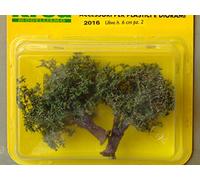 Krea Modellismo Alberi di ulivi per plastico o Diorama pz.2 h.cm. 6