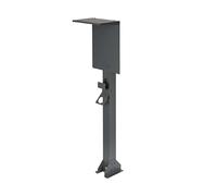 Kreainvent Supporto Universale di Alta qualità per wallbox in Alluminio con Tetto e portacavo EV