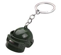 KREATIONS Battle Royale Portachiavi con armi e attrezzature in miniatura, casco, S