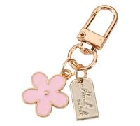 KREATIONS Piccolo smalto margherita fiore portachiavi, Rosa - Portachiavi Margherita, S