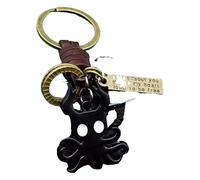 KREATIONS Portachiavi cavaliere, chiodo osseo, re pallido, figura, portachiavi, 6-blu, S