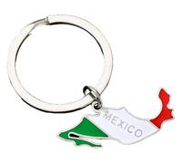 KREATIONS Portachiavi con smalto a goccia retrò per uomo e donna, Colore acciaio., S