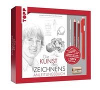 Kreativ-Set Die Kunst des Zeichnens: Anleitungsbuch, Skizzenblock, Zeichenmaterial: Bleistifte in HB, B, Radiergummistift, Spitzer, Blender