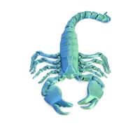 Kreative Feder Corpo mobile 3D - colorato e flessibile - circa 23 cm di lunghezza disponibile (blu-verde, scorpione)