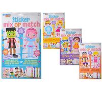 Kreative TY2061 - Set di 4 adesivi assortiti per bambini, taglia unica