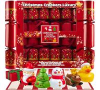 KreativeKraft Crackers di Natale, Set da 6 Giocattolo da Corsa a Carica, Senza Scoppio, Decorazioni Natalizie da Tavolo Bambini e Famiglia (Multi Racing)