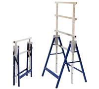 KREATOR CAVALLETTO DA LAVORO TELESCOPICO PIEGHEVOLE H 80-130 CM PORTATA 180KG