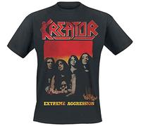 Kreator Extreme Aggression Uomo T-Shirt Nero XL 100% Cotone Regular