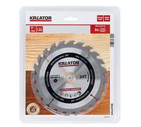 Kreator KRT020414 - Lama per sega per legno, 185 mm, 24d