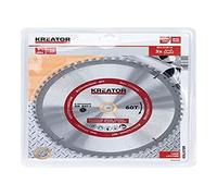 Kreator Lama sega circolare KRT020505 – ø254x30x3mm, 60 denti, metallo/legno/PVC, anelli riduzione