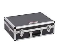 Kreator Valigetta portautensili KRT640102B in alluminio 460x330x155 mm nero argento con divisori