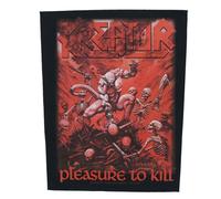 Kreator Pleasure Per Kill Retro Toppa Roccia Arte XL Dtg Stampato Cucire