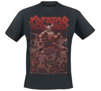 Kreator Ready To Kill Uomo T-Shirt Nero 100% Cotone Regular