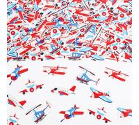 Kreatwow 200pcs Airplane Confetti Airplane Tavolo Decorazione Airplane Party Decor Aviation Party Travel Theme Party Airplane Paper Scatter for Boys Airplane Birthday Baby Shower Retirement Party