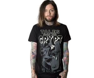 Kreepsville 666 Storie From The Crypt Grim Reaper Horror Punk Goth T Shirt