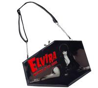 Kreepsville Elvira Amante Di Scuro Bacio Blocco Deluxe Bara Borsa a Tracolla