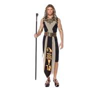 Kreeqe Bellissimo costume di Halloween di Cleopatra Faraone, semplice per l'ultimo minuto, vestito fantasy da donna (uomo, XL)