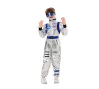 Kreeqe Splendido costume da astronauta "Wandering Earth 2", perfetto per eventi di Halloween, adulti e giovani, cosplay spaziale (blu, taglia L)