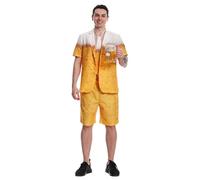 Kreeqe Splendido costume da birra per adulti, per carnevale, Halloween, cosplay, feste, last minute, facile costume (FF653, M)