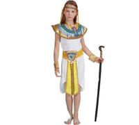 Kreeqe Squisito costume egiziano da regina del faraone, per feste di Halloween, per adolescenti e adulti, per cosplay (bambini-femmina-N, L)