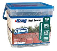 KREG Acciaio Inox Ponte Vite - 51mm, #8 Zigrinato, Pan Testa, 700ct SDK-C2SS-700